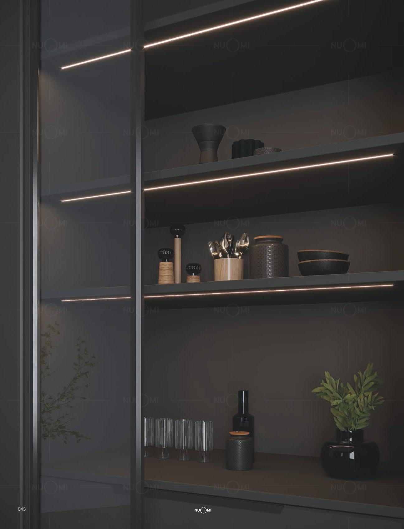 THANH ĐÈN KHẢM NGHIÊN 10-10MM (4000K XÁM) - 1800mm - 10W