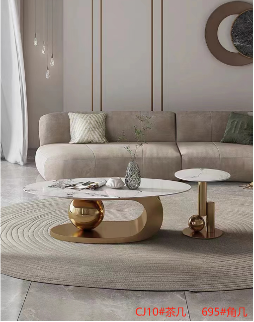 Bàn trà quả cầu chữ C