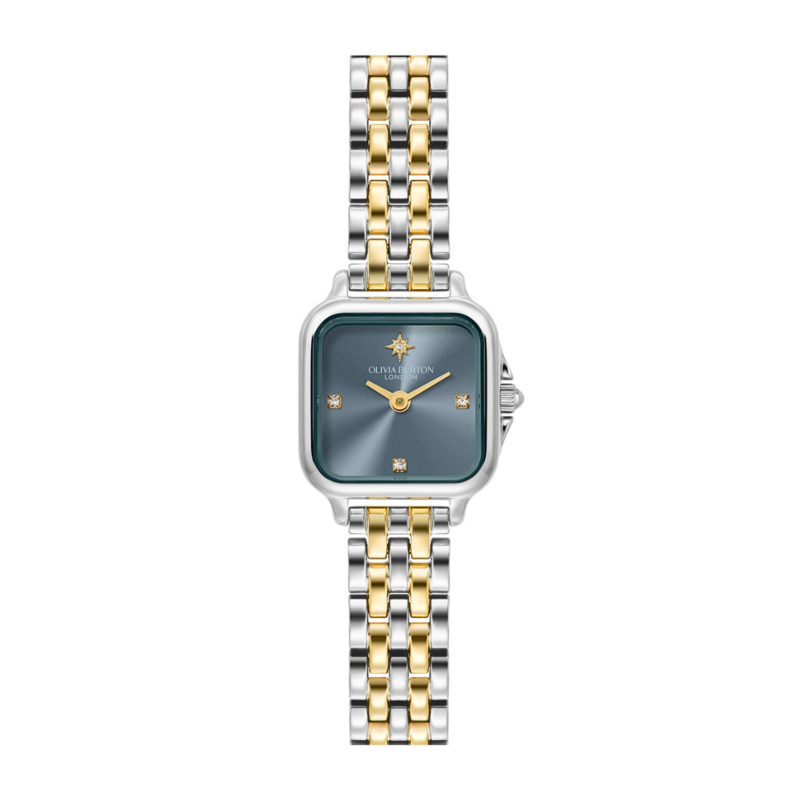 20mm Mini Grosvenor Chalk Blue & Two Tone Bracelet Watch