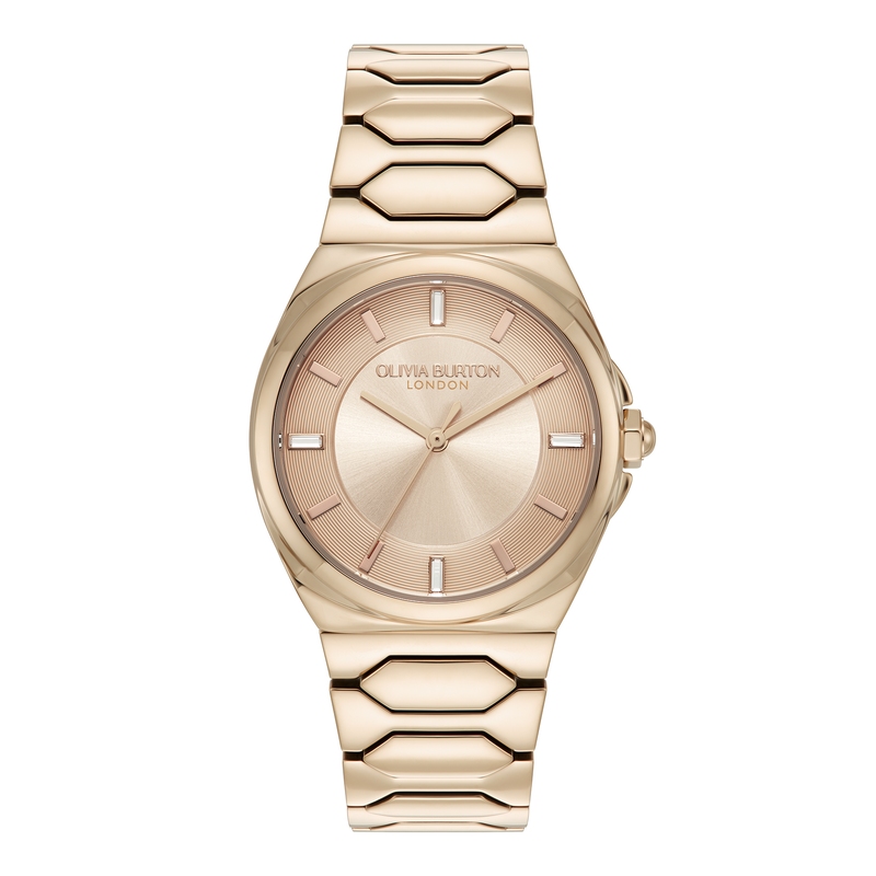 34mm Lustre Champagne & Rose Gold Bracelet Watch