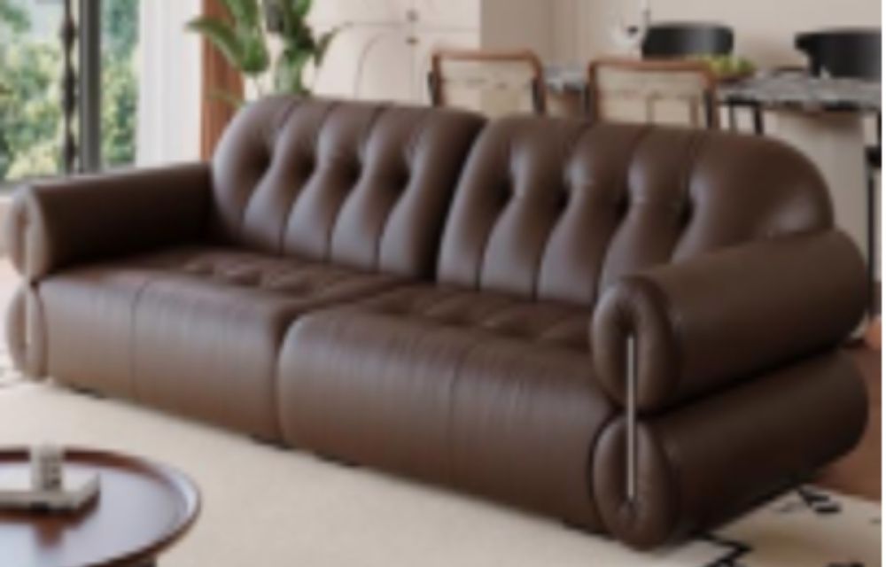 Ghế Ba Chỗ - Nâu Cà Phê Chất liệu Giả Da Chống Cào Ghế Ba Chỗ - Nâu Cà Phê Chất liệu Giả Da Chống Cào