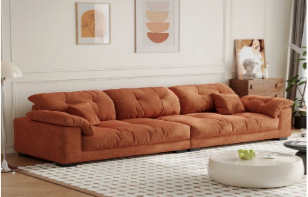 Ghế ba chỗ ngồi - Màu cam ấm, dịu Ghế ba chỗ ngồi - Màu cam ấm, dịu