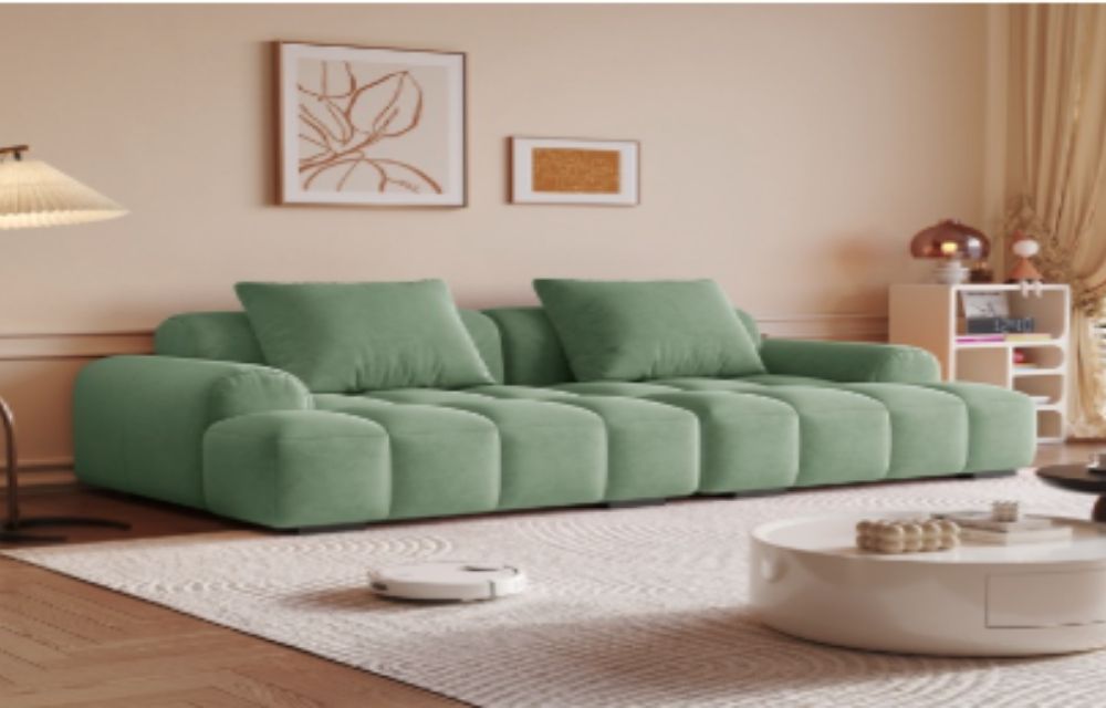 Ghế ba chỗ - Xanh ngọc bích