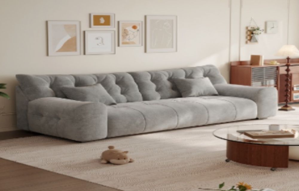 Ghế ba chỗ - màu xám đậm