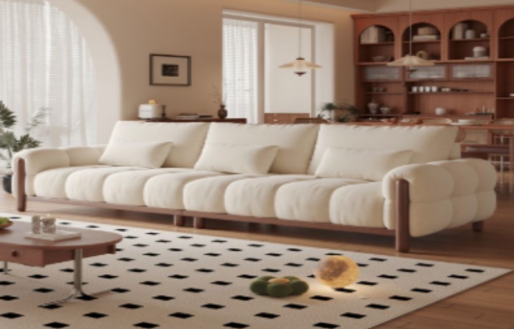 Ghế ba chỗ - Màu Trắng Hạnh Nhân