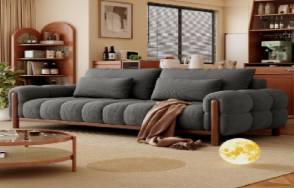 Ghế ba chỗ - Màu Xám Đậm