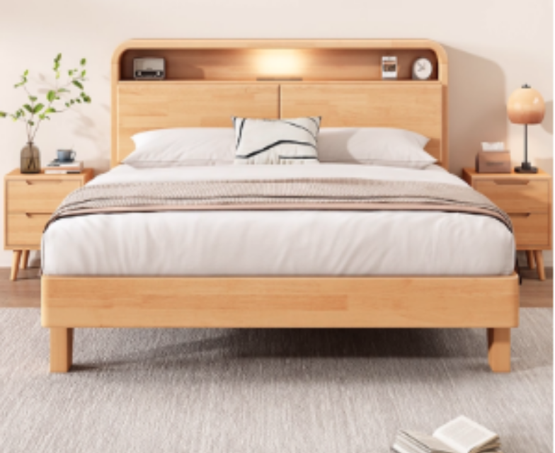 GIƯỜNG GỖ NGUYÊN KHỐI