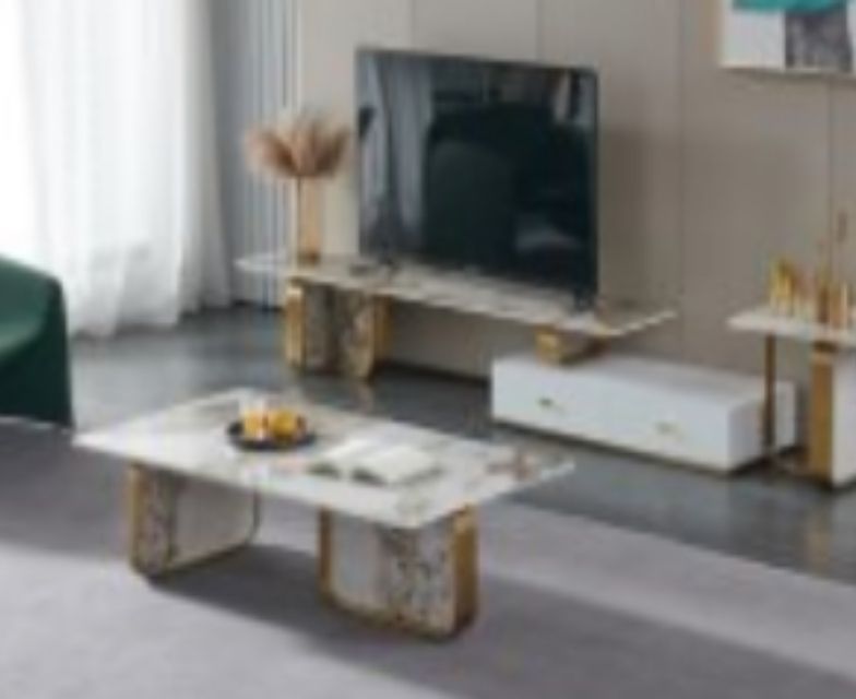 Bàn ăn màu vàng đồng